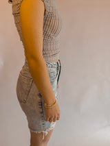 Brit Boyfriend Denim Shorts