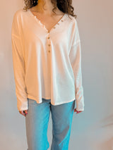 Sabine V-Neck long sleeve top