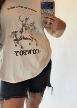 Noah- Cowboy Oversized Tee