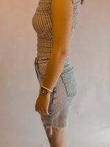 Brit Boyfriend Denim Shorts