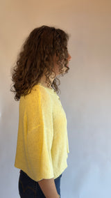 Sunny Sleeve Button Down Knit Cardigan
