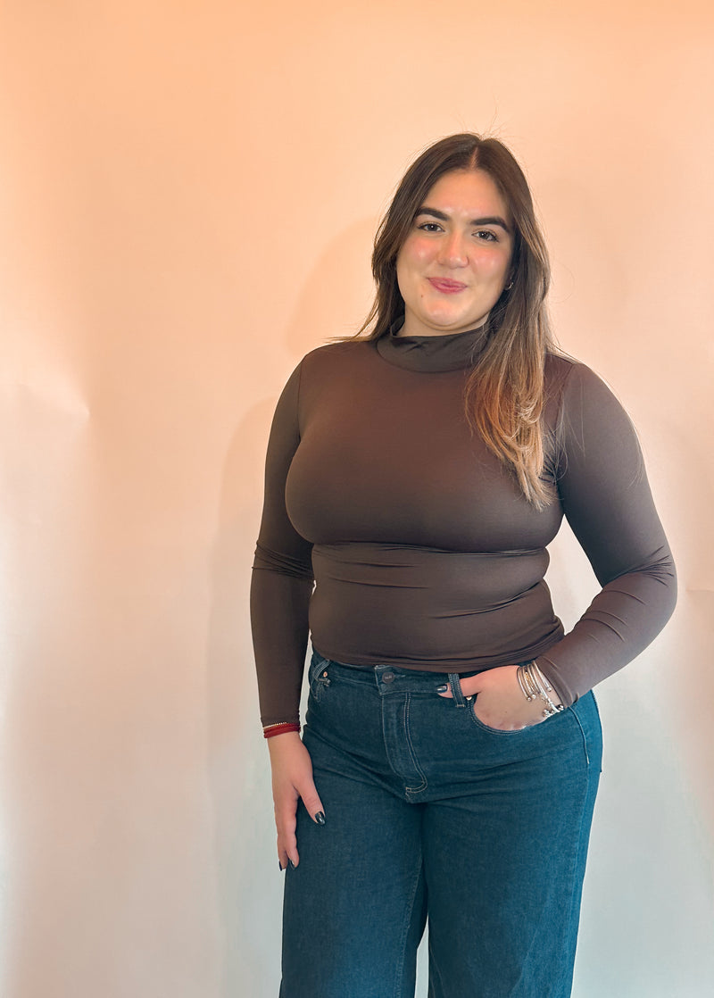 Ari Seamless Top (Brown)