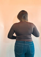Ari Seamless Top (Brown)
