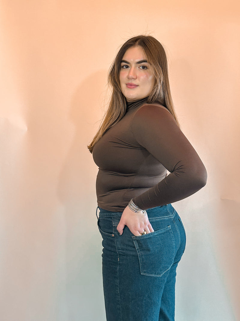Ari Seamless Top (Brown)